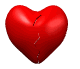 Gif animé coeur brisé